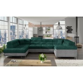 Угловой раскладной диван Eltap Letto Kronos/Paros 58x340x90 см, зеленый (Le_43) | Угловые диваны | prof.lv Viss Online