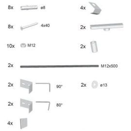 Ravak 10° Panel Fixing Brackets (B28100000N) | Bathtubs accessories | prof.lv Viss Online