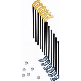 Флорбольный комплект для вратаря Acito, правая сторона PB 85 см, черный/желтый/синий (GTM91800) | Клюшки для флорбола | prof.lv Viss Online