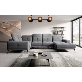 Eltap Neviro Sola Corner Sofa 201x350x77cm, Grey (CO-NEV-LT-06SO) | Sofas | prof.lv Viss Online