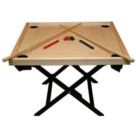 Стол для пикника Prof Novus Picnic 92x92, столешница, ножки, две скамейки 1.1м, комплект фишек (MS-GS-B92-K-1.1) | Настольные игры и игровые столы | prof.lv Viss Online