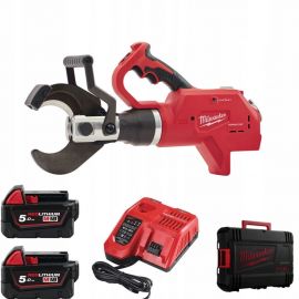 Milwaukee M18 HCC75-502C Cable Cutter 0-75mm, 2x5Ah, 18V (4933459269) | Pipe cutters | prof.lv Viss Online
