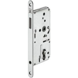 Hafele Door Lock PZ, Satin Stainless Steel (911.23.790) | Hafele | prof.lv Viss Online