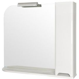 Aqua Rodos Boston 95 Right White Mirror Cabinet (195708) | Mirror cabinets | prof.lv Viss Online
