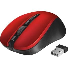 Беспроводная мышь Trust Mydo Silent красного цвета (21871) | Компьютерные мыши | prof.lv Viss Online