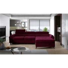 Eltap Mariall MatVelvet Corner Sofa 190x300x98cm Violet (Mari_34) | Sofas | prof.lv Viss Online