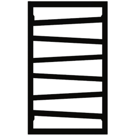 Dvieļu Žāvētājs Terma ZigZag 83.5x50cm, Melns matēts | Terma Technologie | prof.lv Viss Online