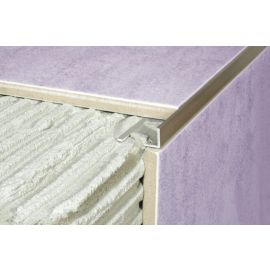Flīžu Nobeiguma Līste Effector Alumīnija, Zelta, 8x23mm, 2,5m (A50 00 25) | Уголки для плитки | prof.lv Viss Online