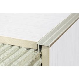 Pakāpienu Profils Effector 13x10x2500mm, Pelēks (A58 90 250) | Grīdas savienojuma līstes | prof.lv Viss Online