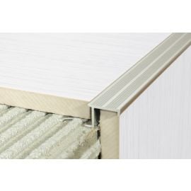Pakāpienu Profils Effector 13x10x2500mm, Sudrabs (A58 01 250) | Grīdas savienojuma līstes | prof.lv Viss Online