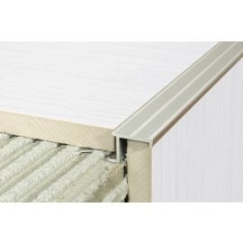 Pakāpienu Profils Effector 13x10x3000mm, Zelts (A58 00 300) | Grīdas savienojuma līstes | prof.lv Viss Online