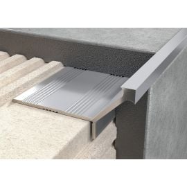 Flīžu Nobeiguma Līste Excellent-Profile Alumīnija, Melna, 4x12mm, 2,5m (PNACZ.12-250) | Уголки для плитки | prof.lv Viss Online