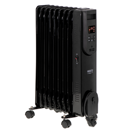 Eļļas Radiators Camry CR 7813, 2500W ar LED displeju un tālvadības pulti, melns | Радиаторы | prof.lv Viss Online
