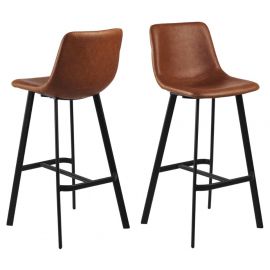 Дом4Вас Барный стул I_Oregon 50x46x103 см, коричневый/черный (AC91365) | Барные стулья | prof.lv Viss Online