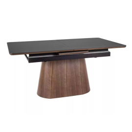 Virtuves galds Signal Monaco, 90x160-200x75cm, Melna (MONACOCOR160) | Virtuves galdi / ēdamgaldi | prof.lv Viss Online