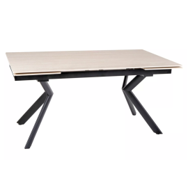 Virtuves galds Signal Norton, 90x160-240x75cm, Bēša (NORTONSTRC160) | Virtuves galdi / ēdamgaldi | prof.lv Viss Online