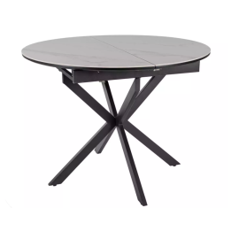 Virtuves galds Signal Gaston Ceramic 100, 100x100-135x76cm, Marmora balta (GASTONBC100) | Virtuves galdi / ēdamgaldi | prof.lv Viss Online