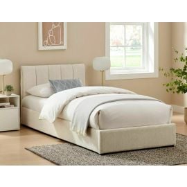 Vienvietīgā Gulta Signal Montreal Raven, 90x200cm, Bez Matrača, Bēša (MONTREALRA90BE) | Gultas ar veļas kasti | prof.lv Viss Online