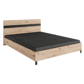 Koka Divguļamā Gulta Adrk Malen, 160x200cm, Bez Matrača, Brūna (ADRK-B-MAL-165-A) | Gultas ar veļas kasti | prof.lv Viss Online