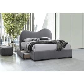 Divguļamā Gulta Halmar Amber 160, 160x200cm, Bez Matrača, Pelēka (V-CH-AMBER_160-LOZ-POPIEL) | Gultas ar veļas kasti | prof.lv Viss Online