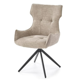 Virtuves Krēsls Halmar K573 45x55x88cm, Melns/Bēšs (V-CH-K/573-KR-BEŻOWY) | Halmar | prof.lv Viss Online