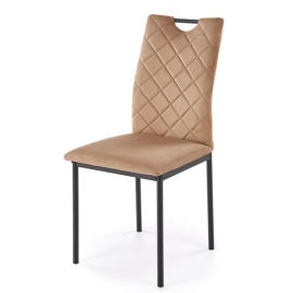 Virtuves Krēsls Halmar K577 43x43x93cm, Melns/Bēšs (V-CH-K/577-KR-BEŻOWY) | Halmar | prof.lv Viss Online