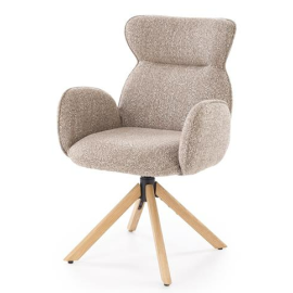 Virtuves Krēsls Halmar K585 63x64x93cm, Ozola/Bēšs (V-CH-K/585-KR-C.BEŻOWY/D.NATURALNY) | Halmar | prof.lv Viss Online