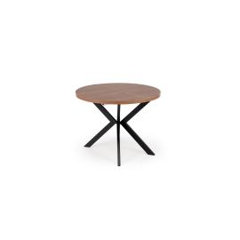 Virtuves galds Halmar Peroni, 100x100-250x75cm, Valrieksta (V-PL-PERONI-ST-ORZECH/CZARNY) | Virtuves galdi / ēdamgaldi | prof.lv Viss Online