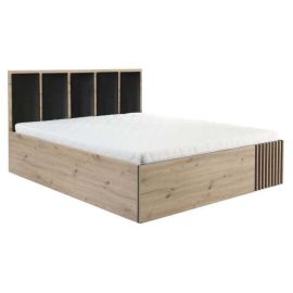 Koka Divguļamā Gulta Halmar Cali, 160x200cm, Bez Matrača, Brūna (JAR-CALI-LOZ-160-C16-ARTISAN) | Gultas ar veļas kasti | prof.lv Viss Online