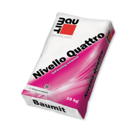 Baumit Nivello Quattro самовыравнивающаяся масса для пола, 25 кг | Выравнивающие смеси для полов | prof.lv Viss Online