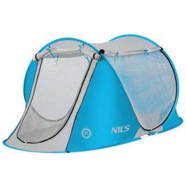 Pludmales Telts Nils 15-04-004 Pārgājieniem, 1 Personām Zila (1329626) | Tents | prof.lv Viss Online