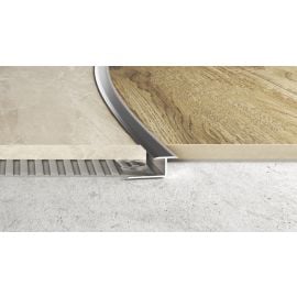 Grīdas Profils Effector 10x15x2500mm, Bēšs (AS92 02 25) | Grīdas savienojuma līstes | prof.lv Viss Online