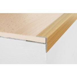 Pakāpienu Profils Effector 15x22x2700mm, Zelts (A60 00 270) | Grīdas savienojuma līstes | prof.lv Viss Online