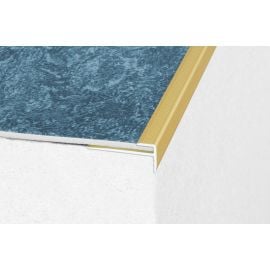 Pakāpienu Profils Effector 8x12.5x2700mm, Zelts (AC23 00 270) | Grīdas savienojuma līstes | prof.lv Viss Online