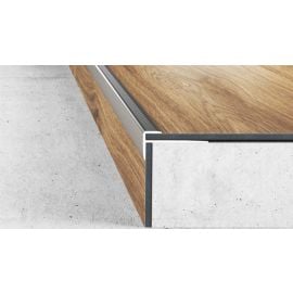Pakāpienu Profils Effector 8x12.5x2700mm, Sudrabs (AC23 01 270) | Grīdas savienojuma līstes | prof.lv Viss Online