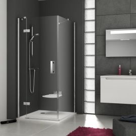 Ravak SmartLine SMPS 80cm L Shower Wall, Left Side, Transparent Chrome (9SL40A00Z1) | Shower doors and walls | prof.lv Viss Online