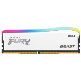 Kingston Fury Beast RGB KF432C16BWA/8 DDR4 8GB 3200MHz CL16 White RAM | RAM | prof.lv Viss Online