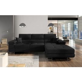 Eltap Armando Kronos Corner Pull-Out Sofa 205x280x90cm, Black (Armd_148) | Corner couches | prof.lv Viss Online