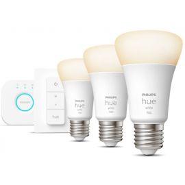 Philips Hue White Ambiance LED Bulb E27 9.5W 2700K 3pcs | Philips | prof.lv Viss Online