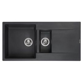 Reginox Amsterdam 15 Built-in Kitchen Sink Black (R30967) | Stone sinks | prof.lv Viss Online