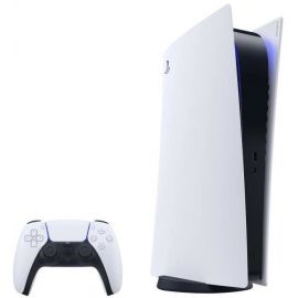 Sony PlayStation 5 Digital Edition + Horizon: Forbidden West Spēļu Konsole 1TB Balta (CFI-1116B+HFW) | Spēļu konsoles | prof.lv Viss Online