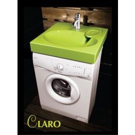 Paa Claro Mini stone composite sink on washing machine 60x50cm, with siphon and bracket, colorful, KICLAMISIF/01 | Sinks above the washing machines | prof.lv Viss Online
