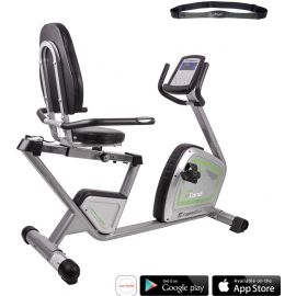 Insportline inCondi R60i Horizontal Exercise Bike Black/Grey (8721) | Exercise machines | prof.lv Viss Online