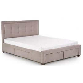 Halmar Evora Folding Bed 160x200cm, Without Mattress, Beige | Beds with linen storage | prof.lv Viss Online