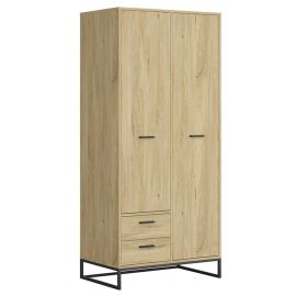 Black Red White Ramla Wardrobe 90x56x200cm, Oak (S489-SZF2D2S-JEG) | Wardrobes | prof.lv Viss Online