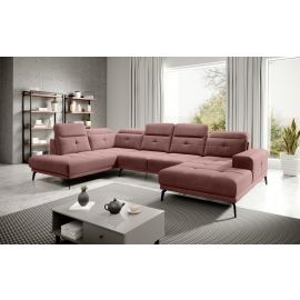 Eltap Bretan Lux Corner Sofa 205x350x107cm, Pink (CO-BRE-LT-24LU) | Corner couches | prof.lv Viss Online