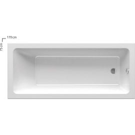 Ravak 10° Slim 170x75cm Bathtub White (CA71300000) NEW | Ravak | prof.lv Viss Online