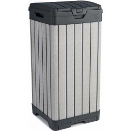 Keter Waste Container 125L, 87.4x41x41cm, Grey (17205944) | Waste containers | prof.lv Viss Online
