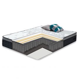 Home4You Harmony Deluxe Pocket Spring Mattress, Medium Firm, 140x200cm (85269) | Beds | prof.lv Viss Online