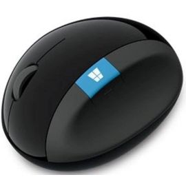 Microsoft Sculpt Ergonomic Wireless Mouse Black (L6V-00005) | Computer mice | prof.lv Viss Online